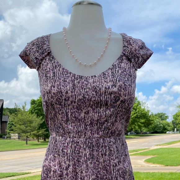 Banana Republic Silk Dress Pastels Size 0 - Picture 3 of 14